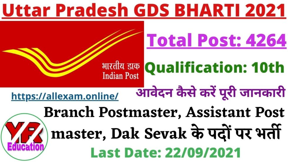 UP Post Office GDS Recruitment 2021