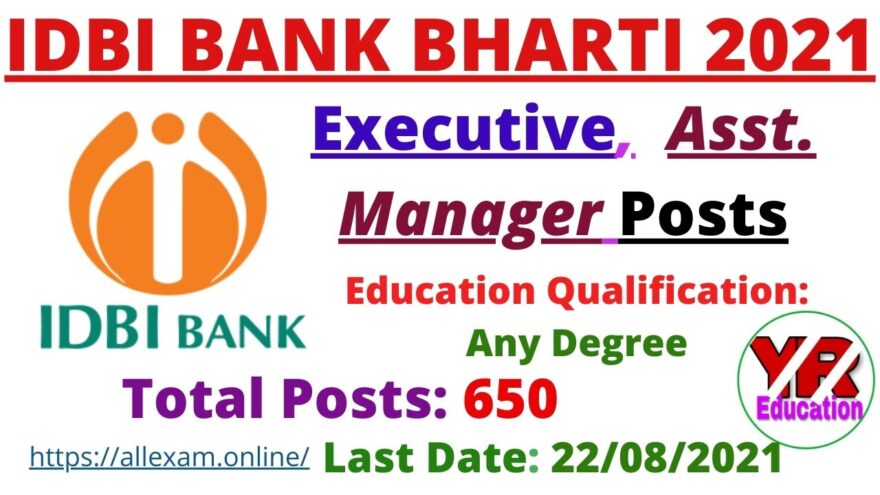 IDBI Bank Recruitment 2021