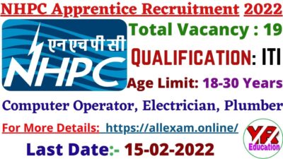 NHPC Chamba Apprentice Recruitment 2022