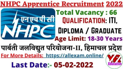 NHPC Apprentice Recruitment 2022