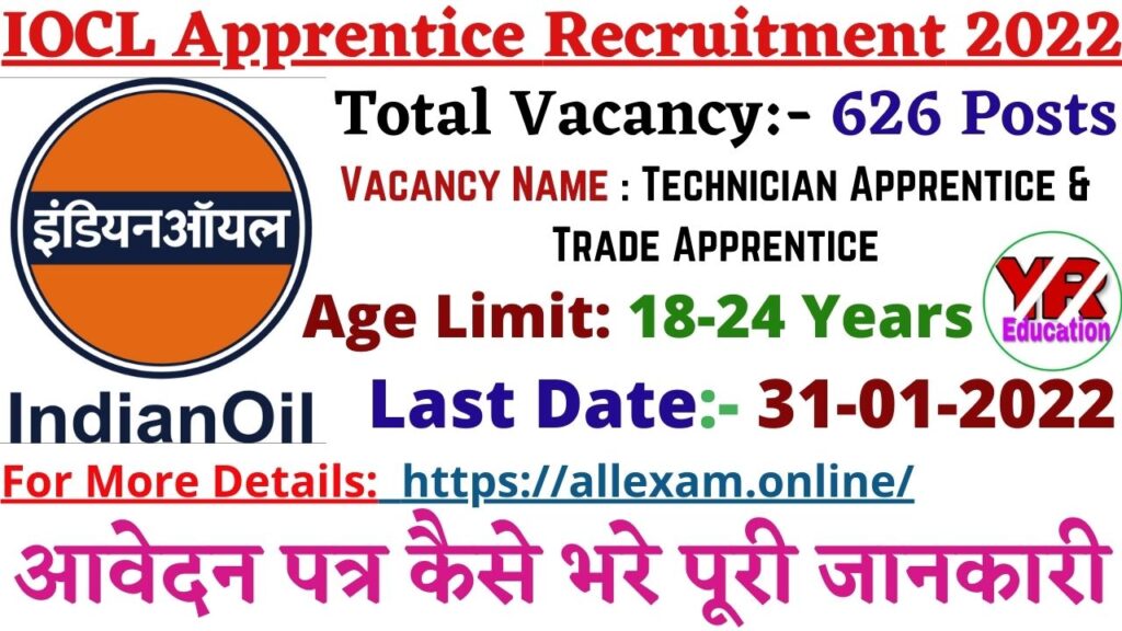 IOCL Apprentice Recruitment 2022