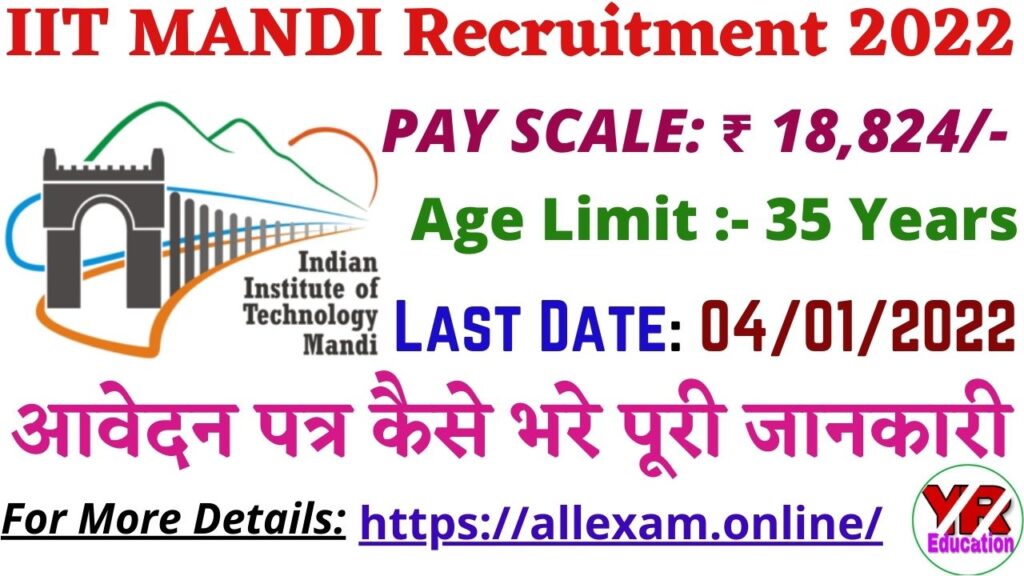 IIT Mandi Staff Nurse Recruitment 2022