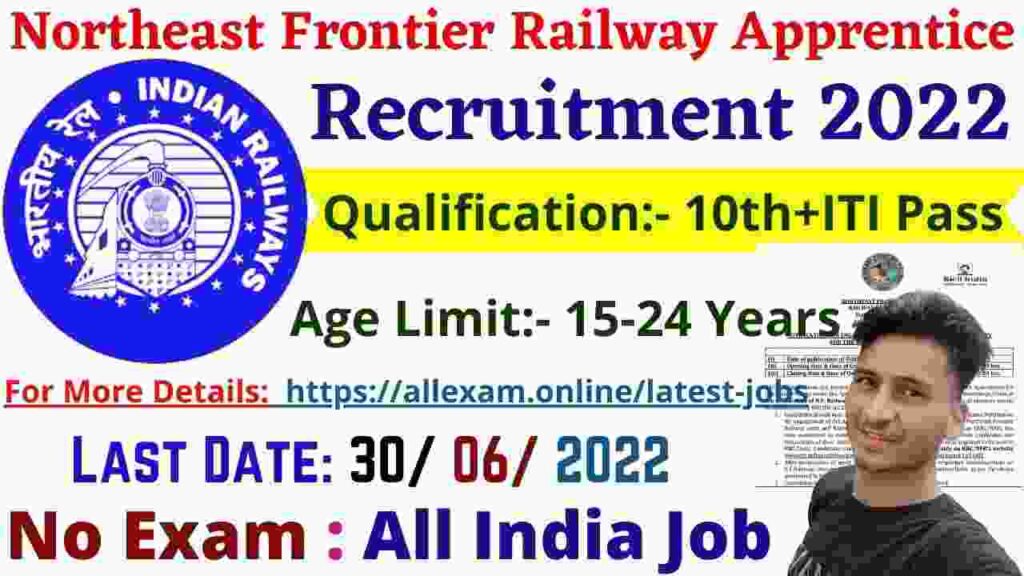 Northeast Frontier Railway Recruitment 2022 – Apply Online for 5636 Act Apprentice Vacancy