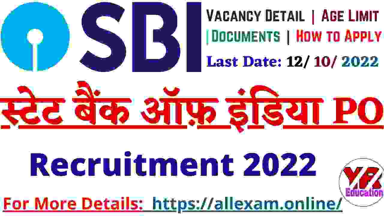 SBI PO Recruitment 2022 – Apply Online for 1673 Vacancy