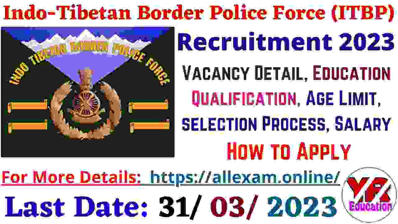 ITBP Constable GD Recruitment 2023