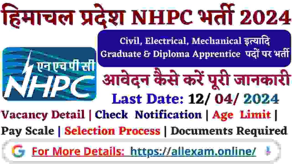 NHPC Baira Siul Station Chamba Recruitment 2024 Apply for 17 Posts